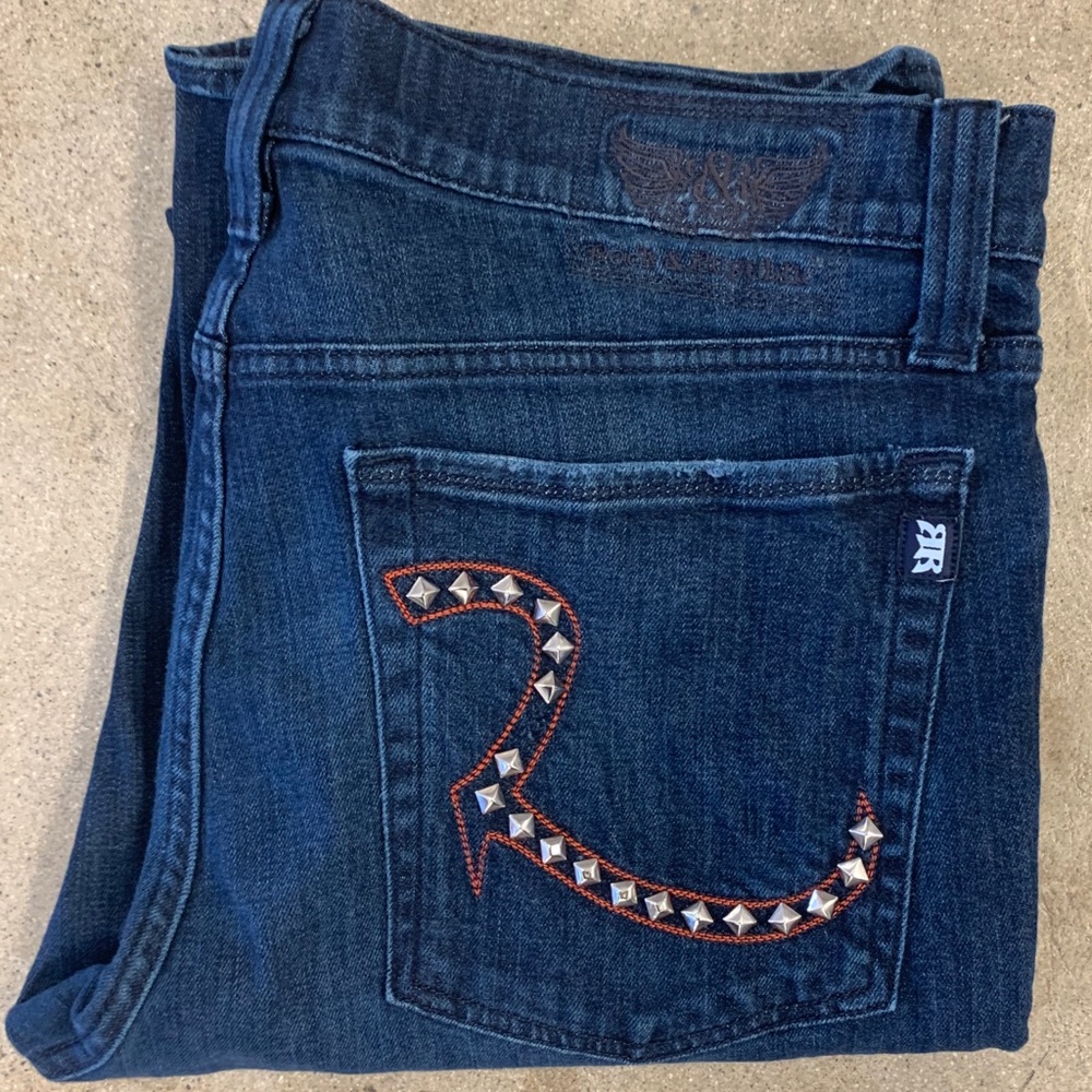 Men’s Rock & Republic Studded Pocket Denim Jeans
